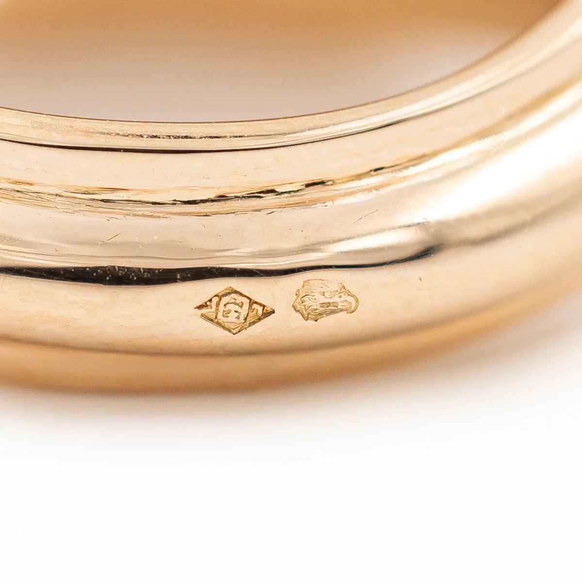 Bague Boule Or rose Diamant – Image 7