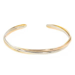 Bracelet Jonc Or jaune, Or blanc, Or rose