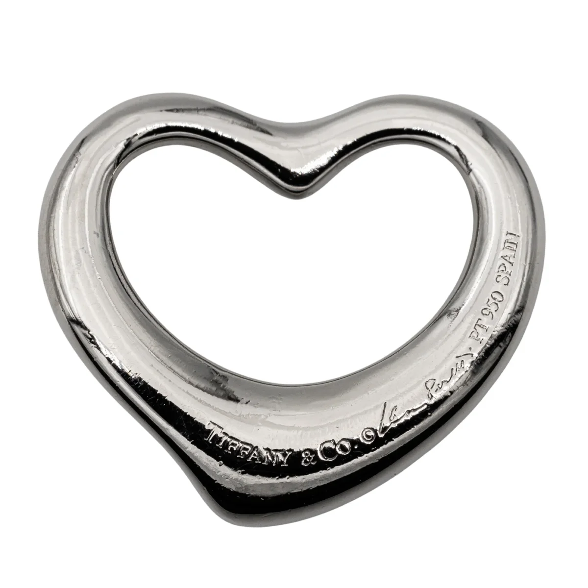 Tiffany & co Pendentif Open heart par elsa peretti Platine Diamant – Image 3