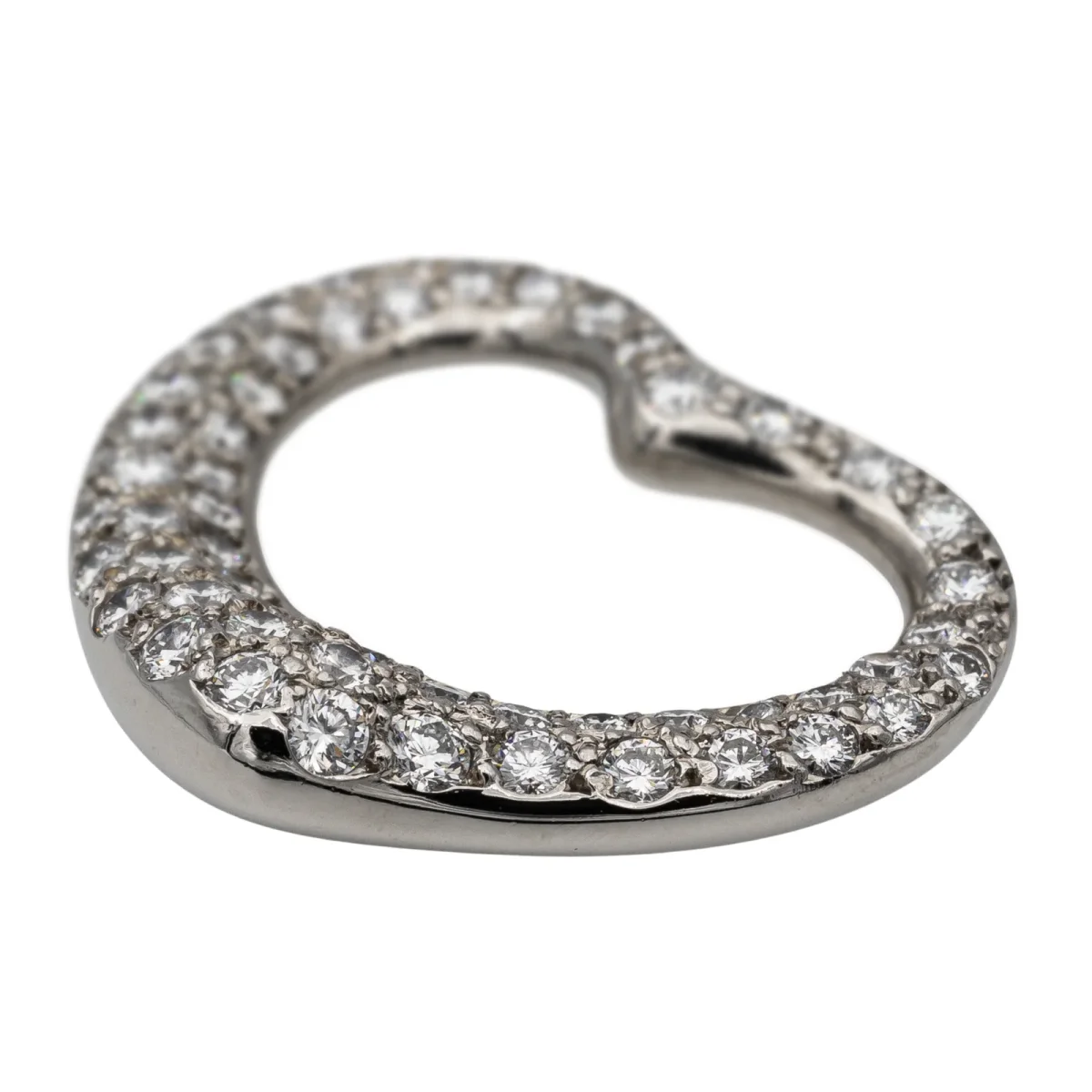 Tiffany & co Pendentif Open heart par elsa peretti Platine Diamant – Image 4
