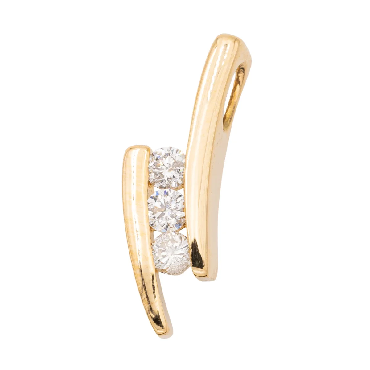 Pendentif Or jaune Diamant – Image 2