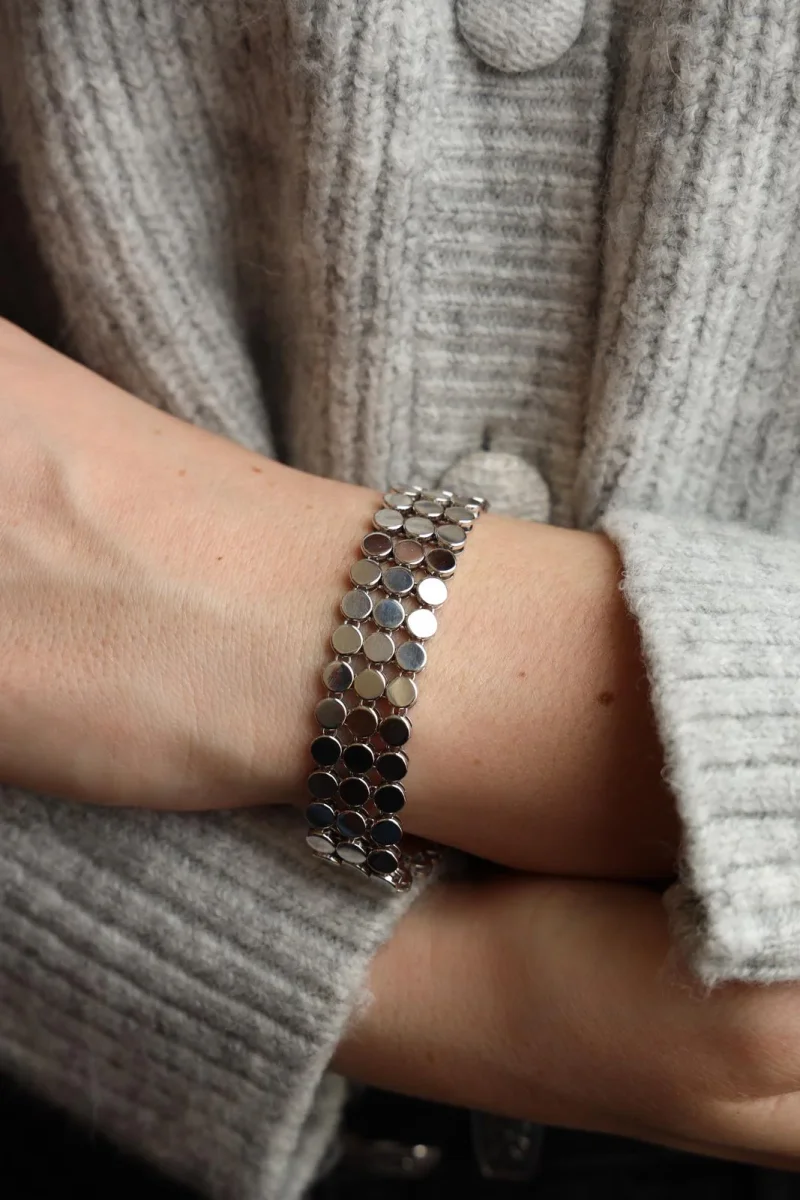 Gucci Bracelet Or blanc – Image 3