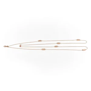 Ginette ny Collier Sautoir  Or rose