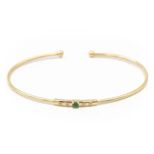 Mauboussin Bracelet Capsule d'émotions Or jaune Emeraude, Diamant