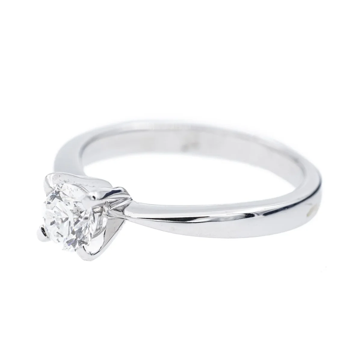 Diamani Bague Solitaire Or blanc Diamant – Image 4