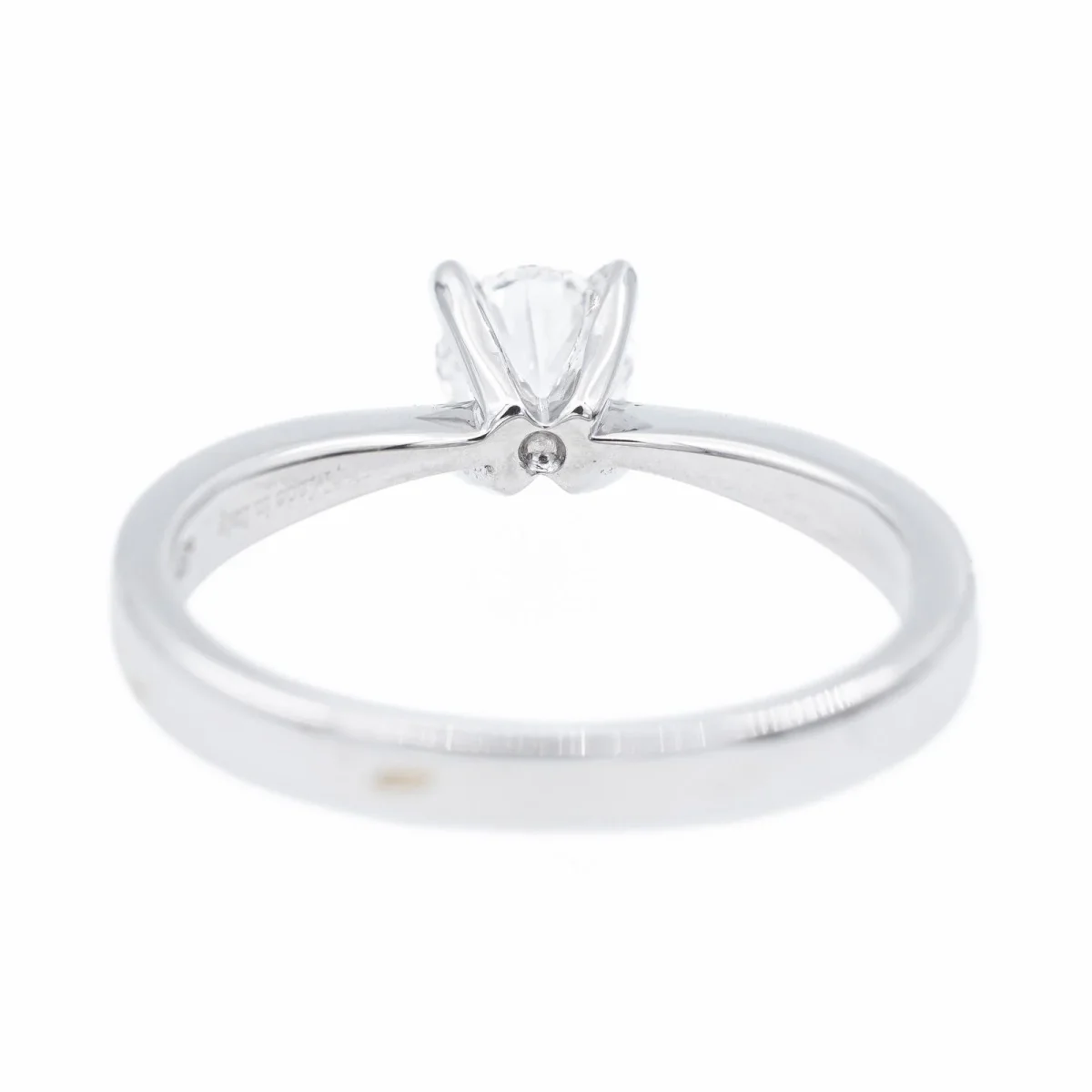 Diamani Bague Solitaire Or blanc Diamant – Image 5