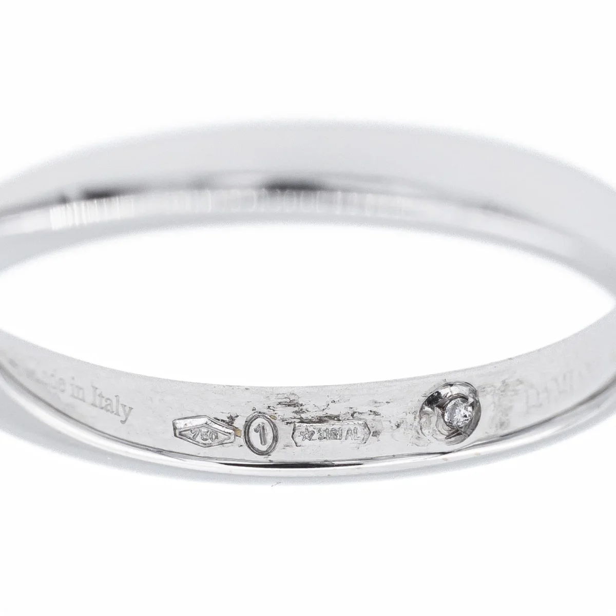 Diamani Bague Solitaire Or blanc Diamant – Image 7