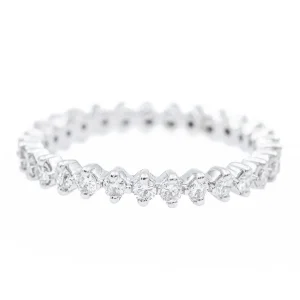 Bague Alliance Platine Diamant