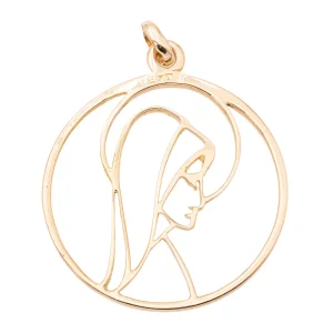 Pendentif Vierge Or jaune