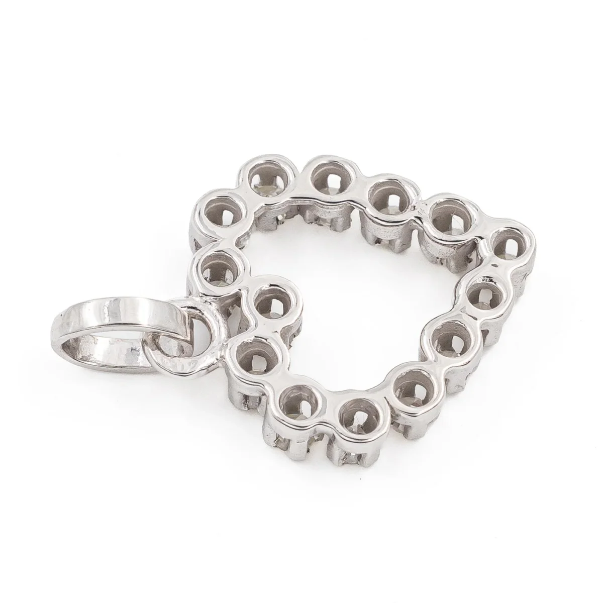 Pendentif Or blanc Diamant – Image 6