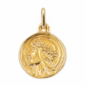 Augis Pendentif Médaille Or jaune