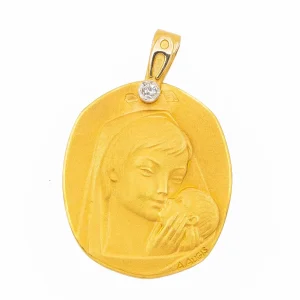 Pendentif Religieux Or jaune Diamant