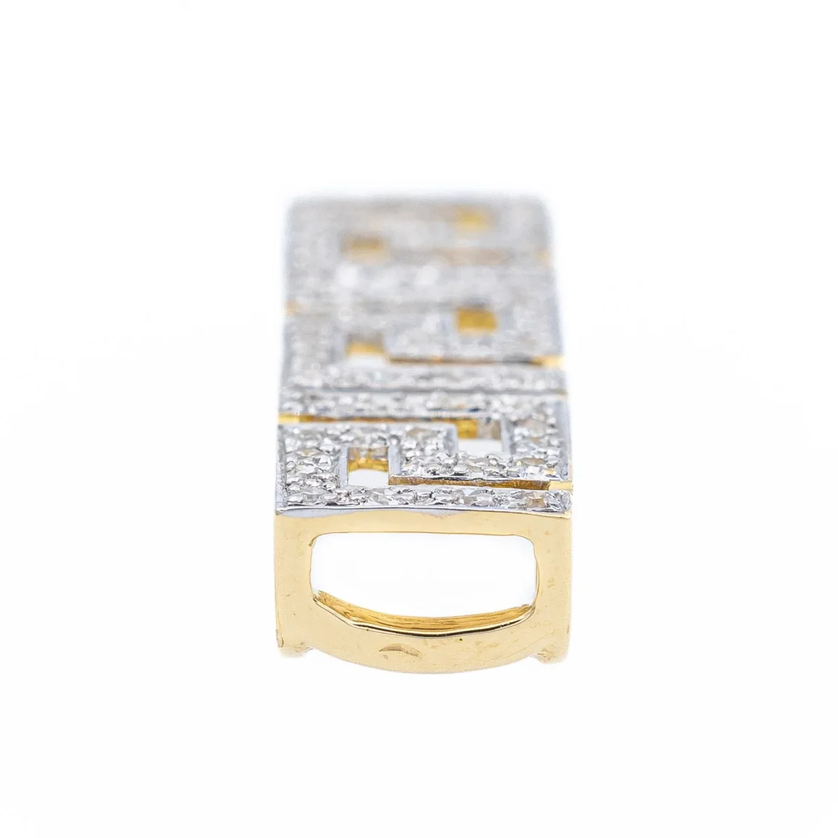 Pendentif Or jaune, Or blanc Diamant – Image 7