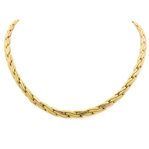 Collier Torsadé Or jaune