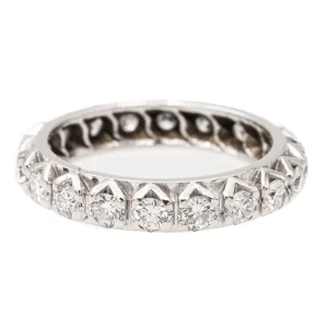 Bague Alliance Or blanc Diamant