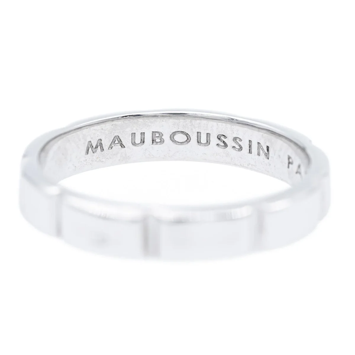 Mauboussin Bague Alliance Amour de ma vie Or blanc – Image 4