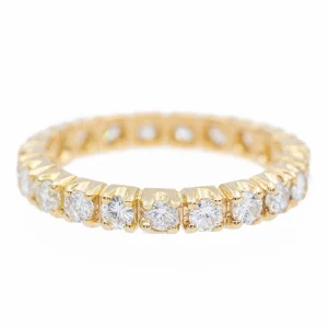 Bague Alliance Or jaune Diamant