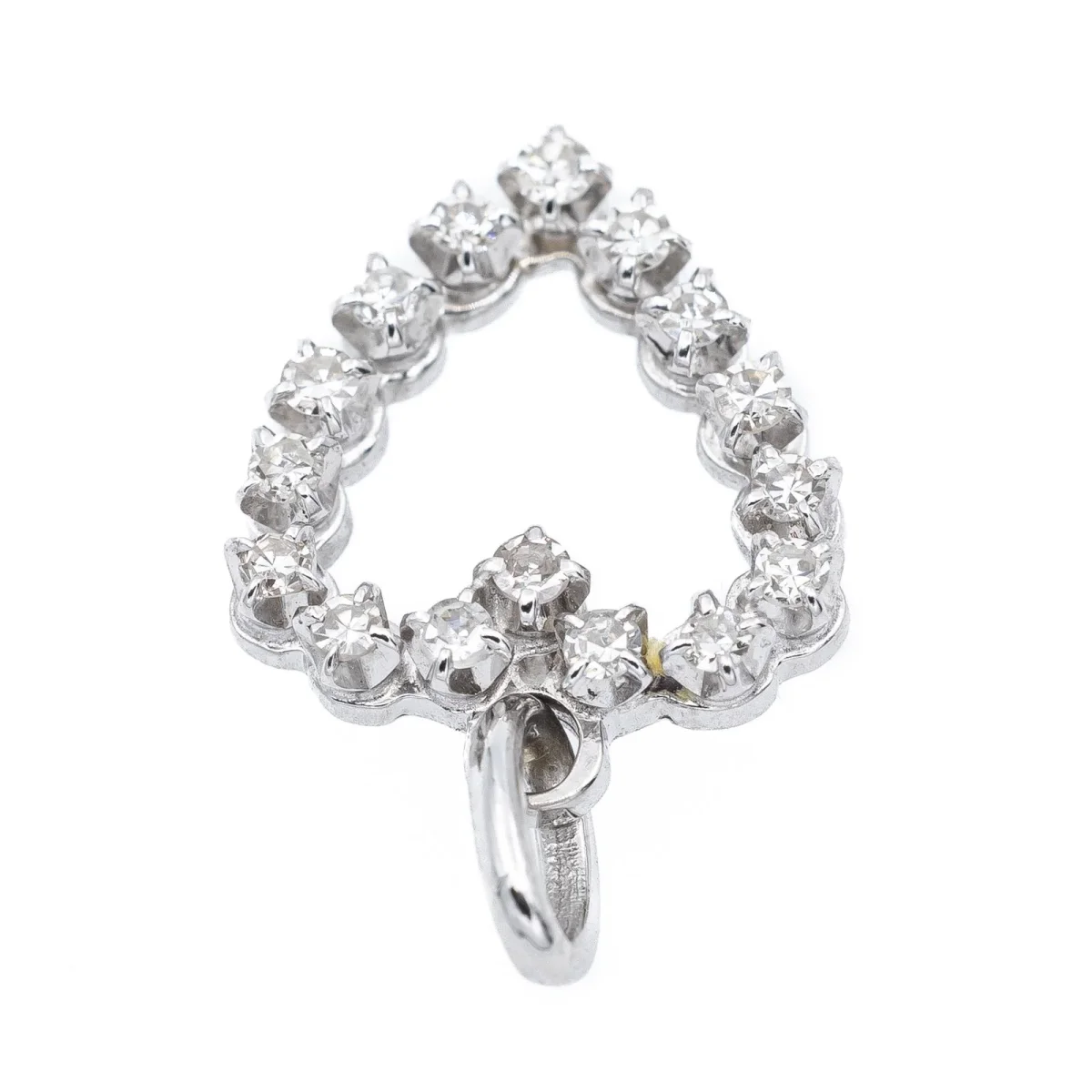 Pendentif Or blanc Diamant – Image 4