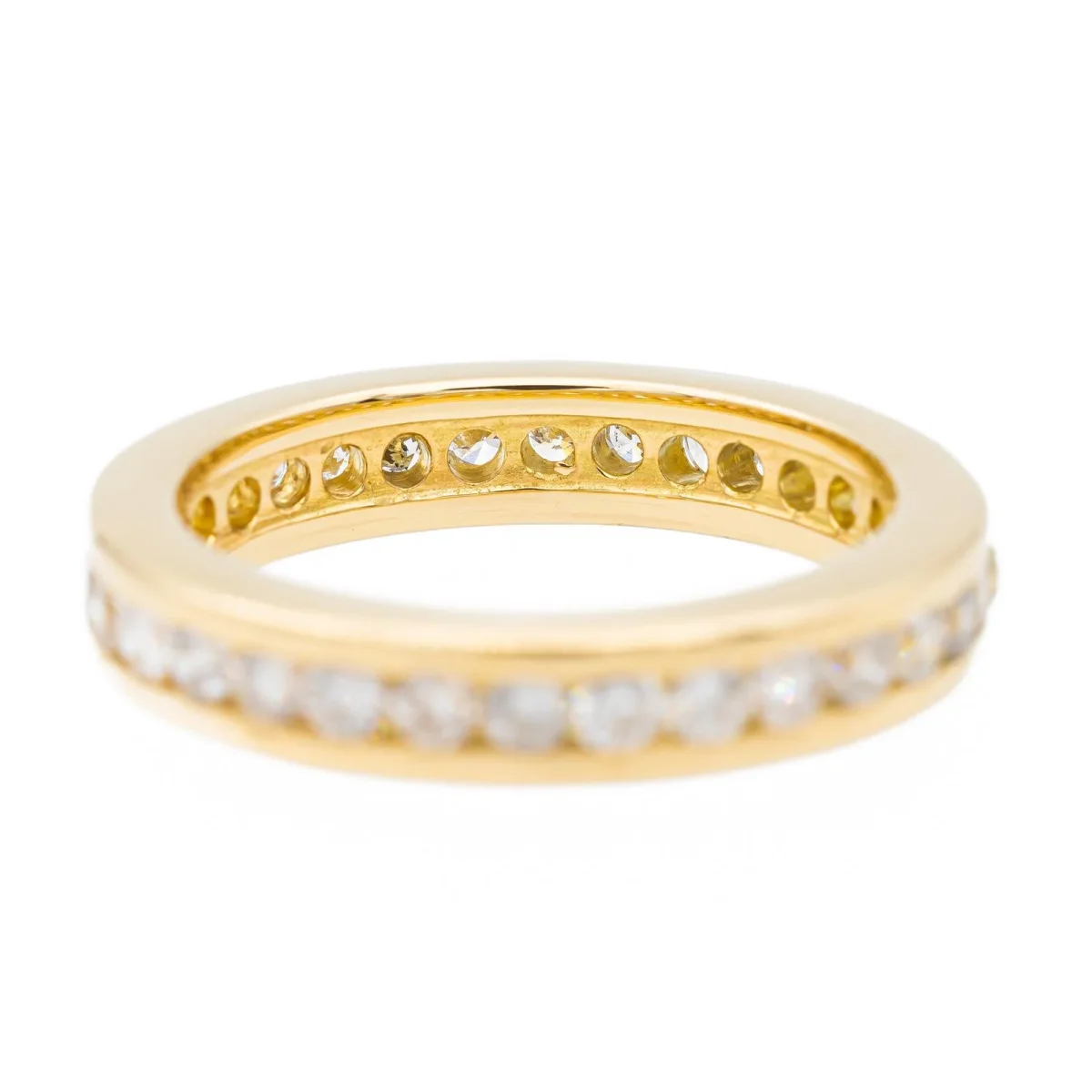 Bague Alliance Or jaune Diamant – Image 4