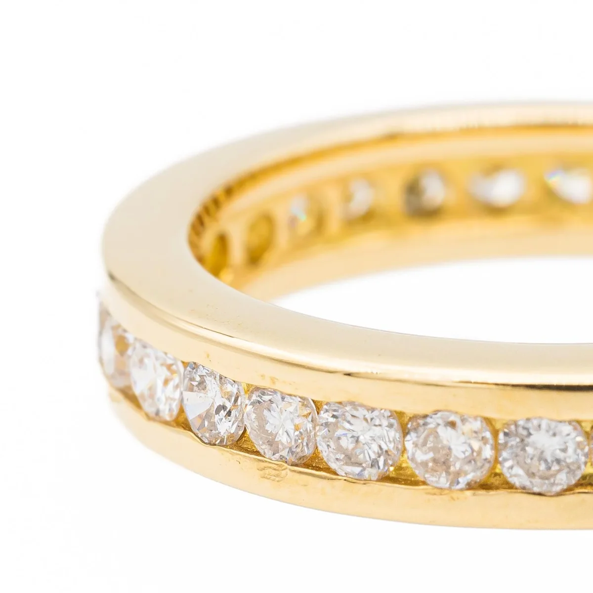 Bague Alliance Or jaune Diamant – Image 5