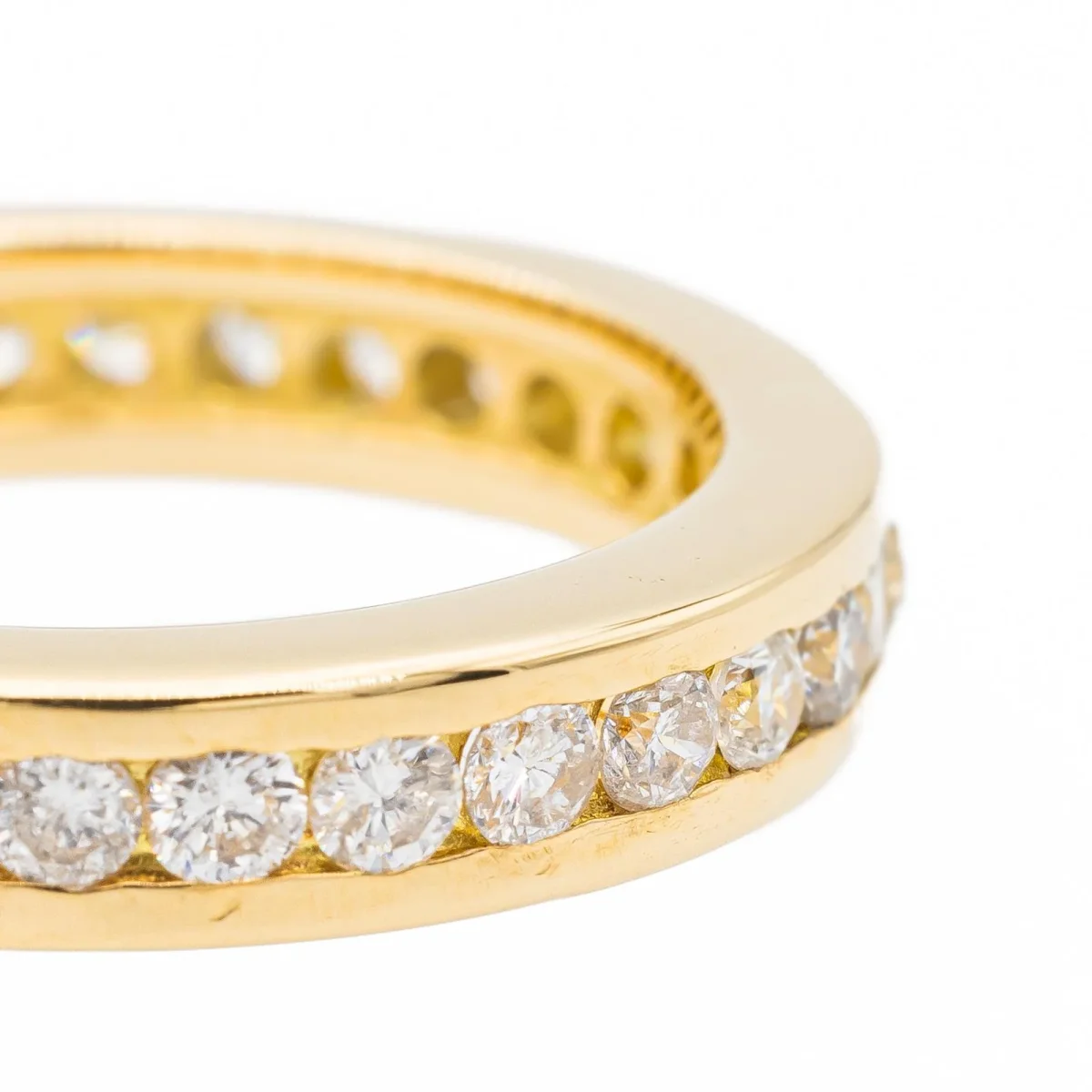 Bague Alliance Or jaune Diamant – Image 6