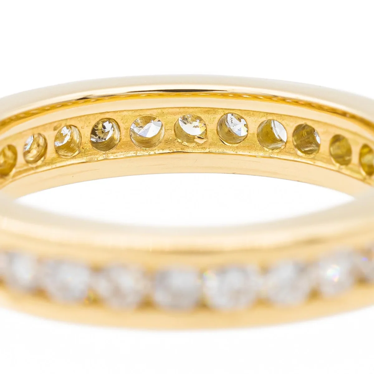 Bague Alliance Or jaune Diamant – Image 8