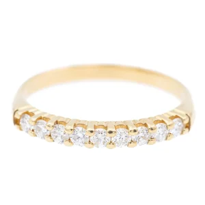 Bague alliance Or jaune Diamant