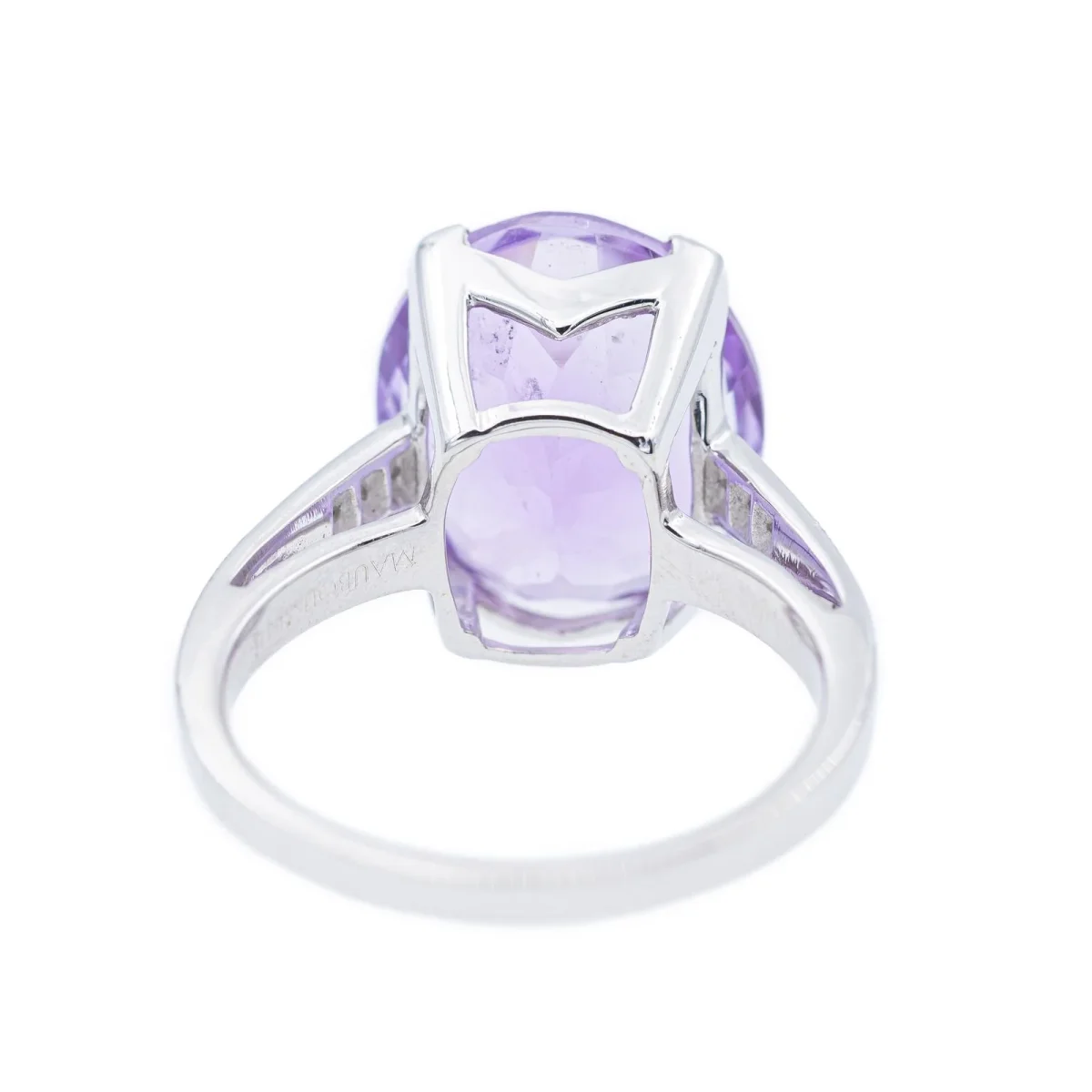 Mauboussin Bague Cocktail Mon bébé d'amour Or blanc Améthyste, Diamant – Image 6