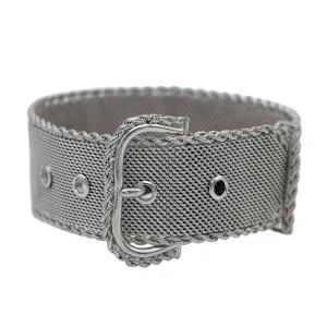 Bracelet Ceinture Or blanc