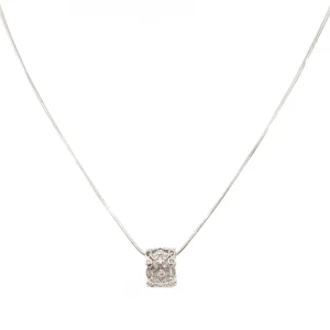 Collier Pendentif Or blanc Diamant