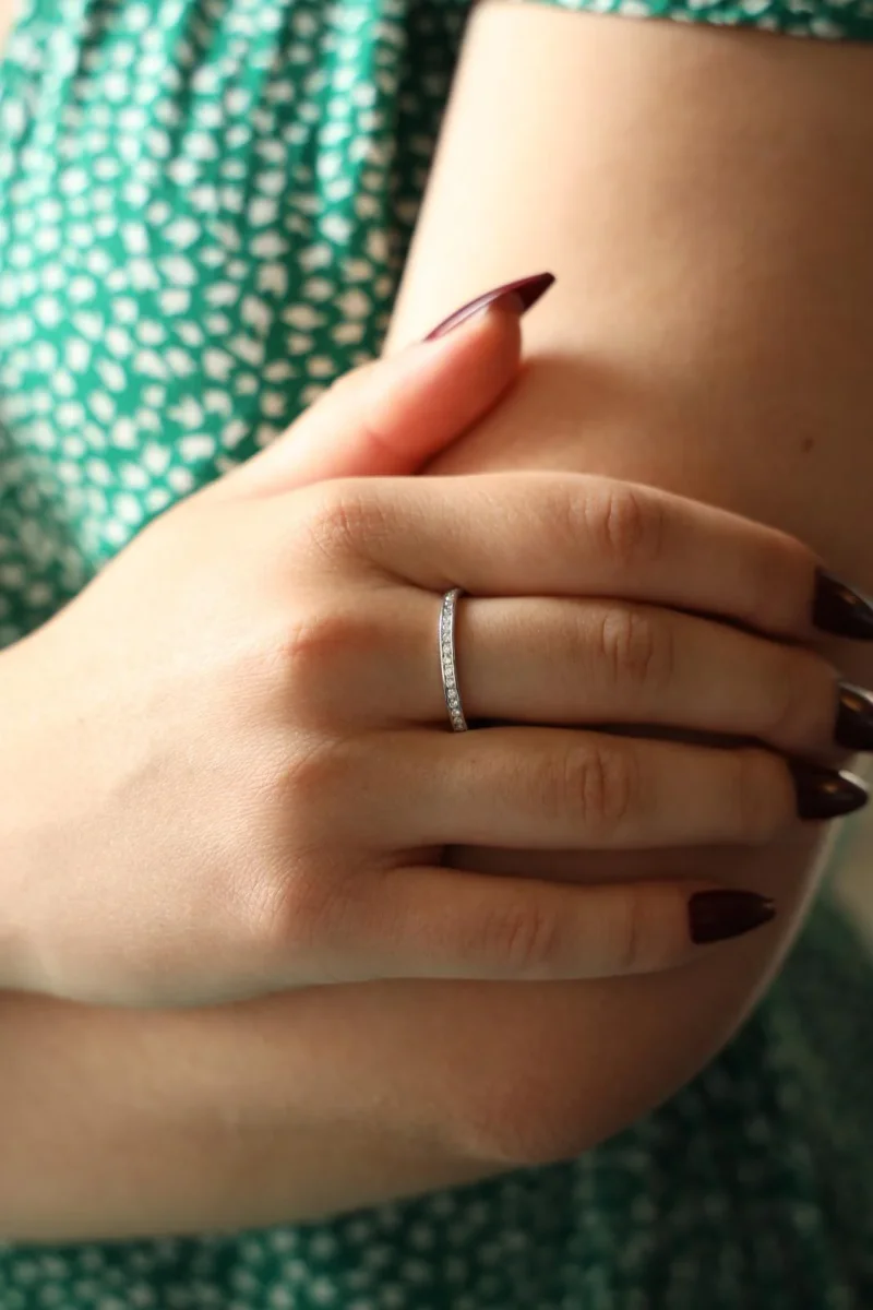 Mauboussin Bague Alliance Parce que je l'aime Or blanc Diamant – Image 3