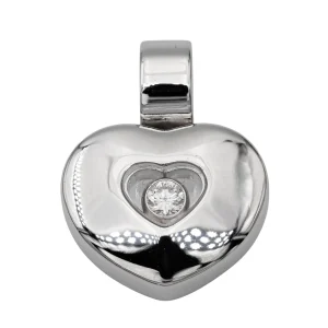 Chopard Pendentif Cœur Happy diamonds Or blanc Diamant
