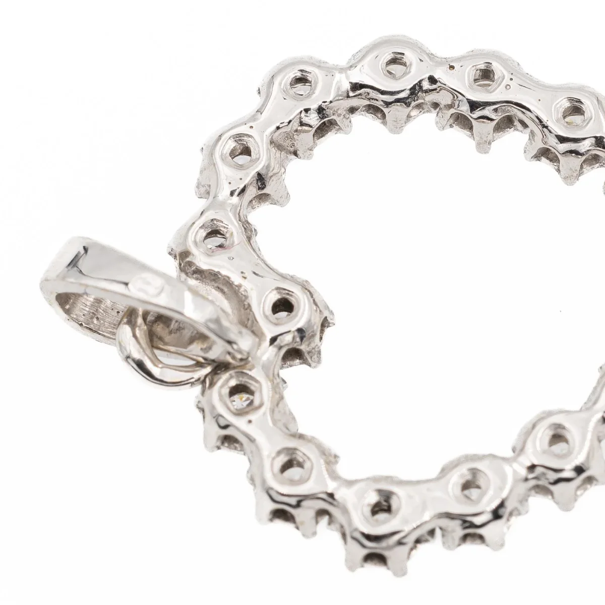 Pendentif Or blanc Diamant – Image 6