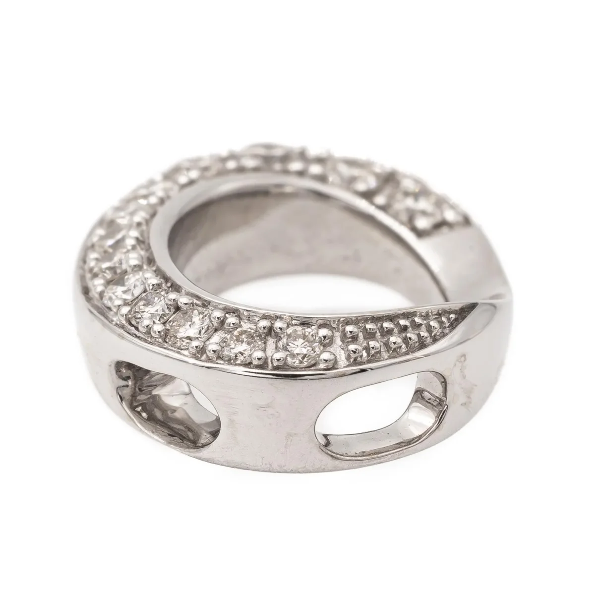 Pendentif Or blanc Diamant – Image 3