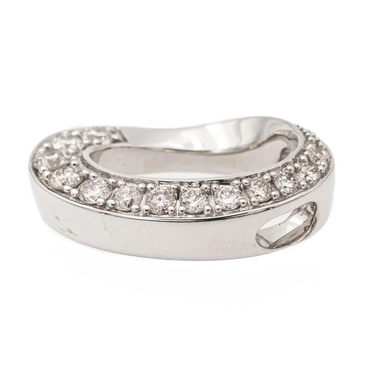 Pendentif Or blanc Diamant – Image 4