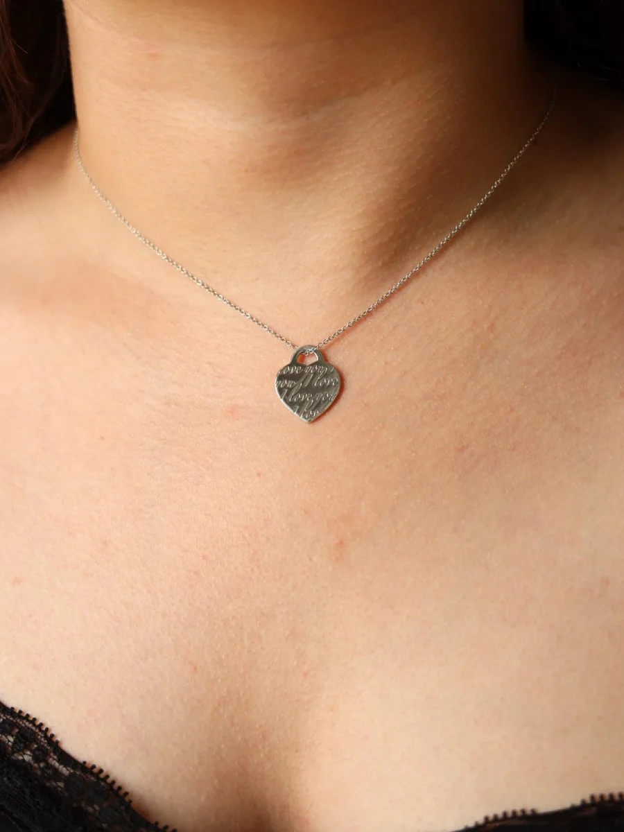 Tiffany & co Collier cœur Argent – Image 3