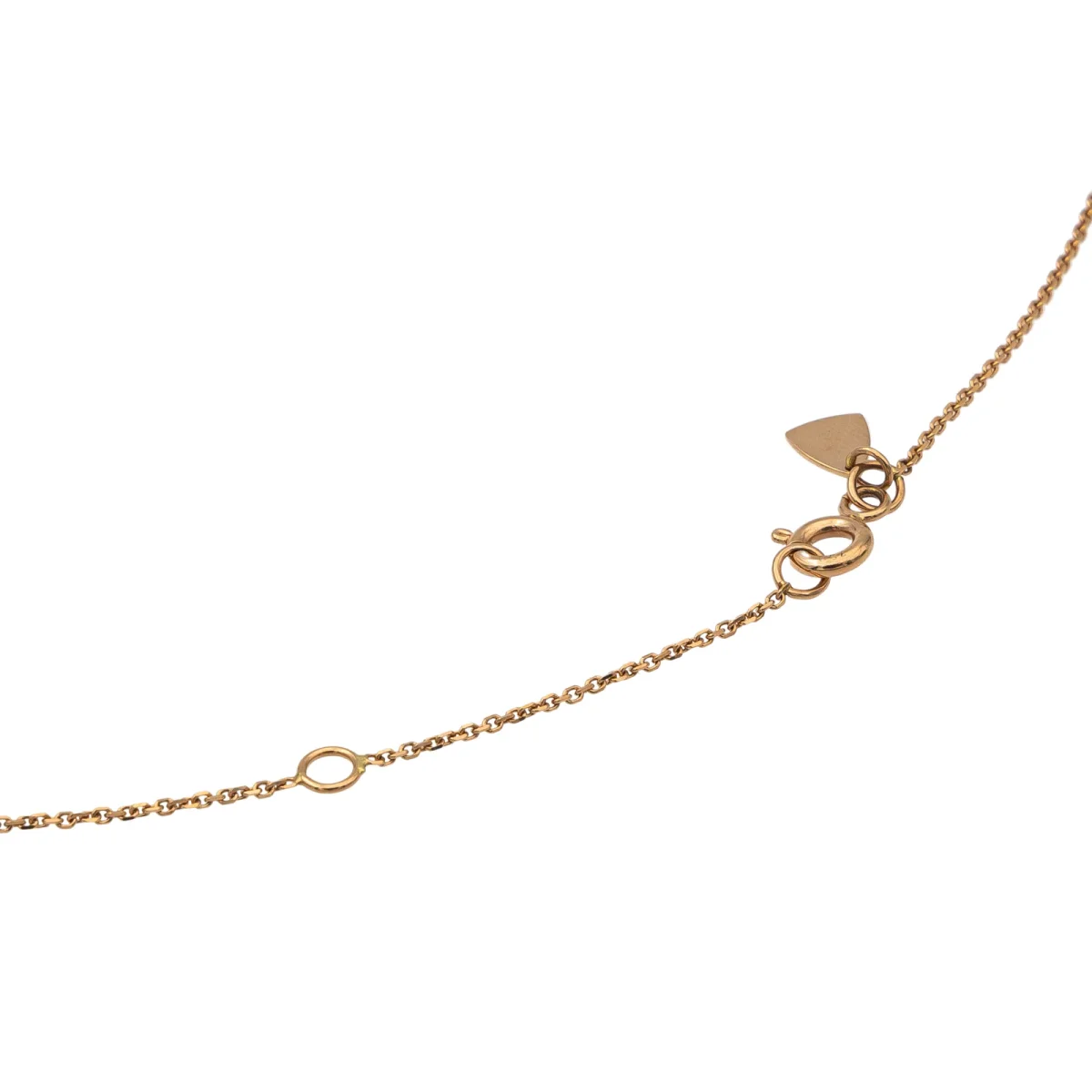 Collier Solitaire Or rose Diamant – Image 5