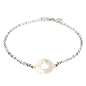 Arthus bertrand Bracelet Pastille Or blanc
