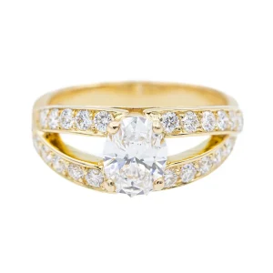 Mellerio Bague Or jaune Diamant