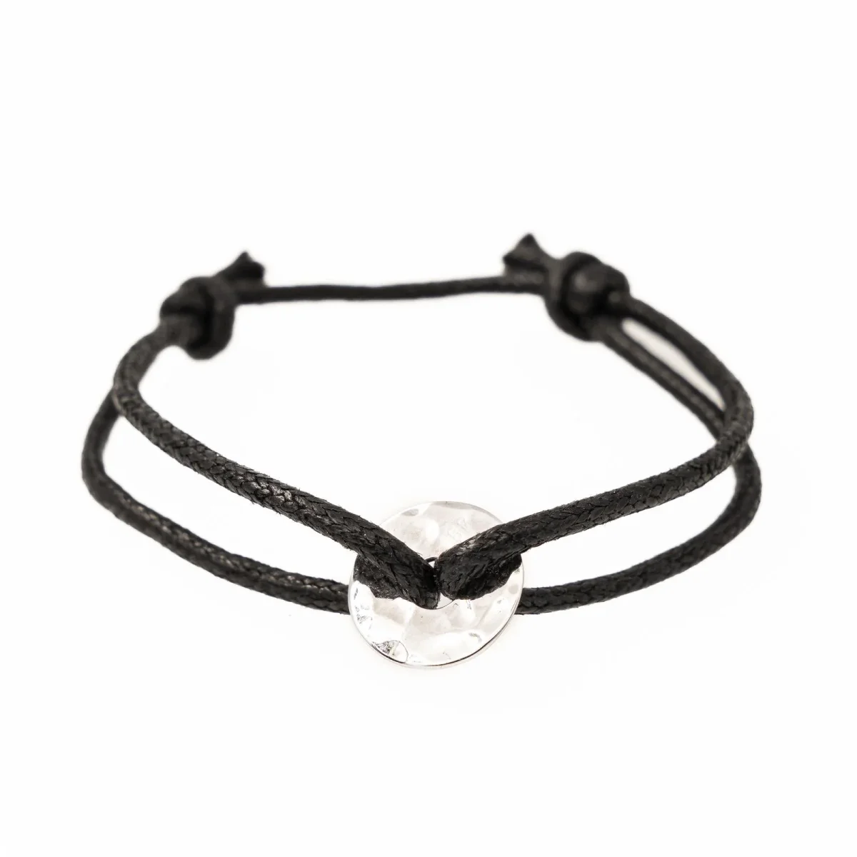 Dinh van Bracelet Cordon Pi Or blanc – Image 2