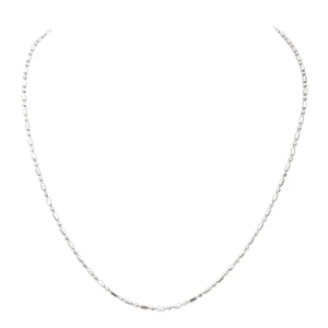 Collier Chaîne Or blanc