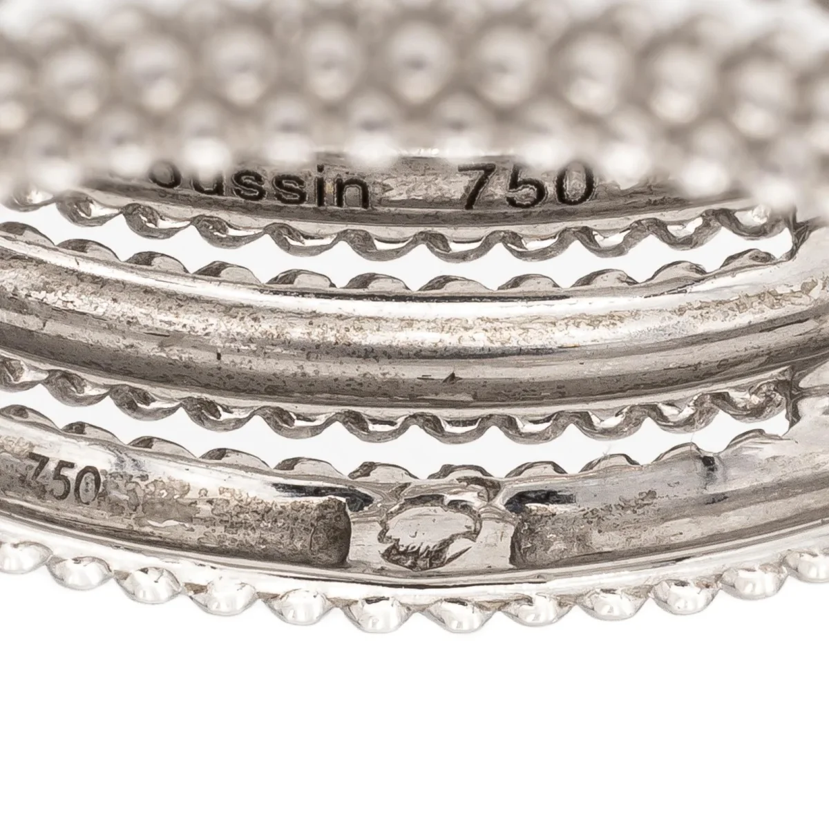 Mauboussin Bague Alliance Premier jour Or blanc – Image 6