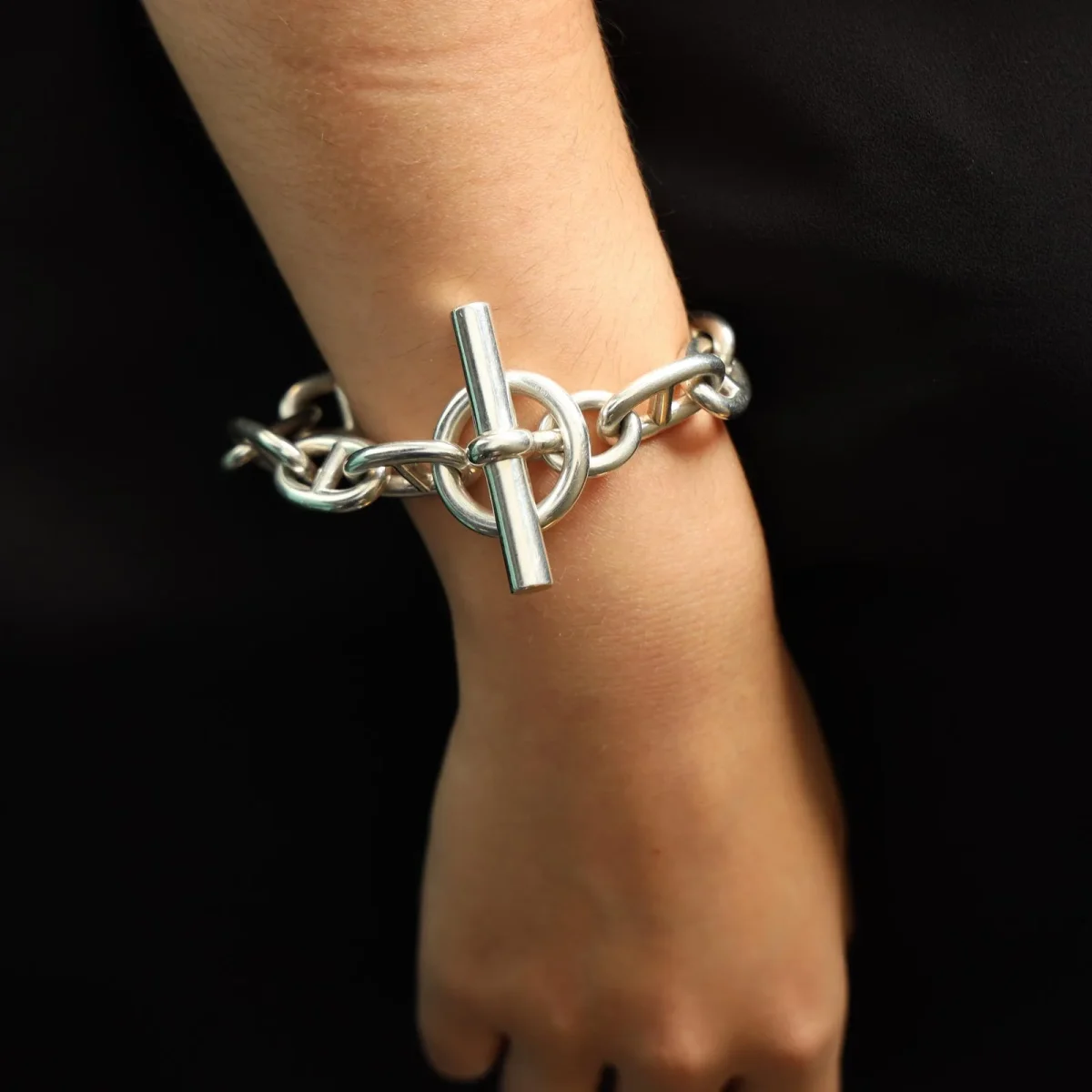 Hermès Bracelet Chaîne d'ancre Argent – Image 3