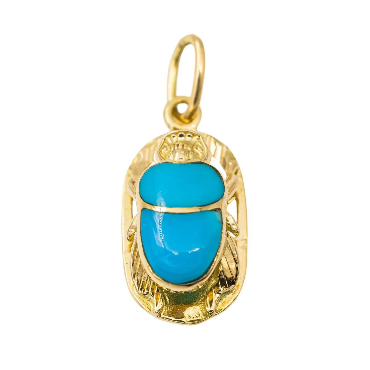 Pendentif scarabée Or jaune – Image 2