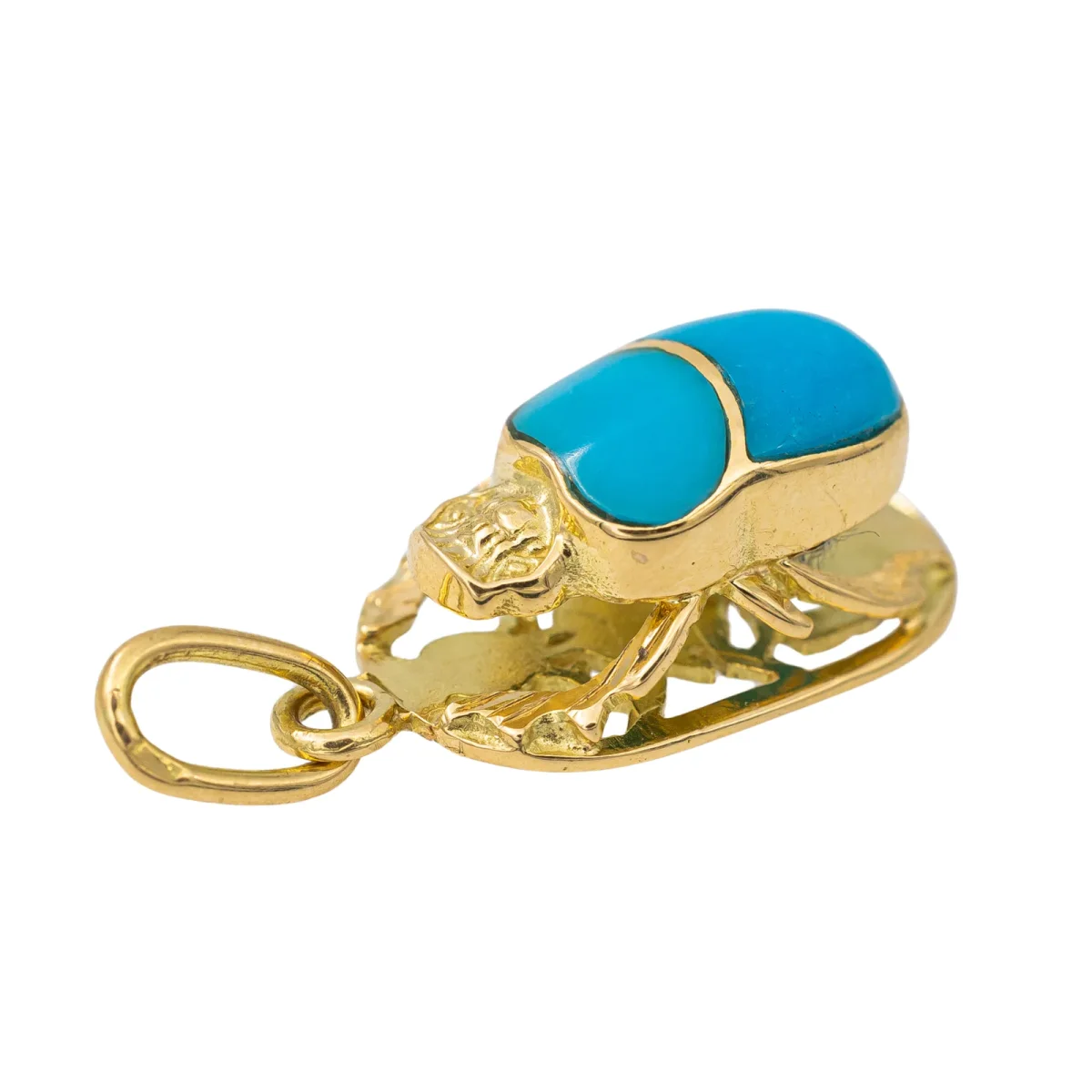 Pendentif scarabée Or jaune – Image 3