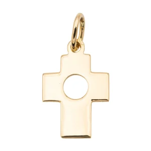 Dinh van Pendentif Croix Or jaune