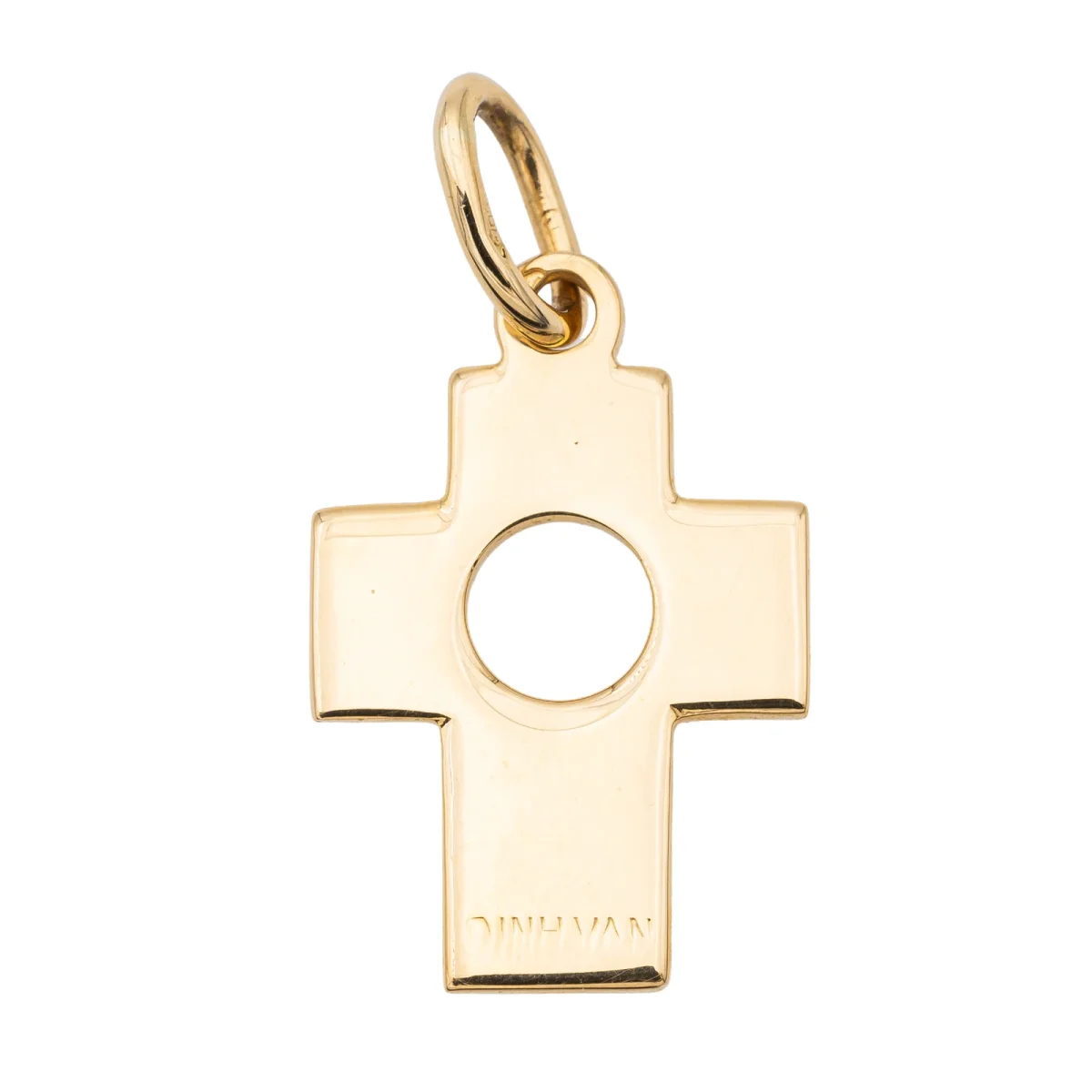 Dinh van Pendentif Croix Or jaune – Image 3