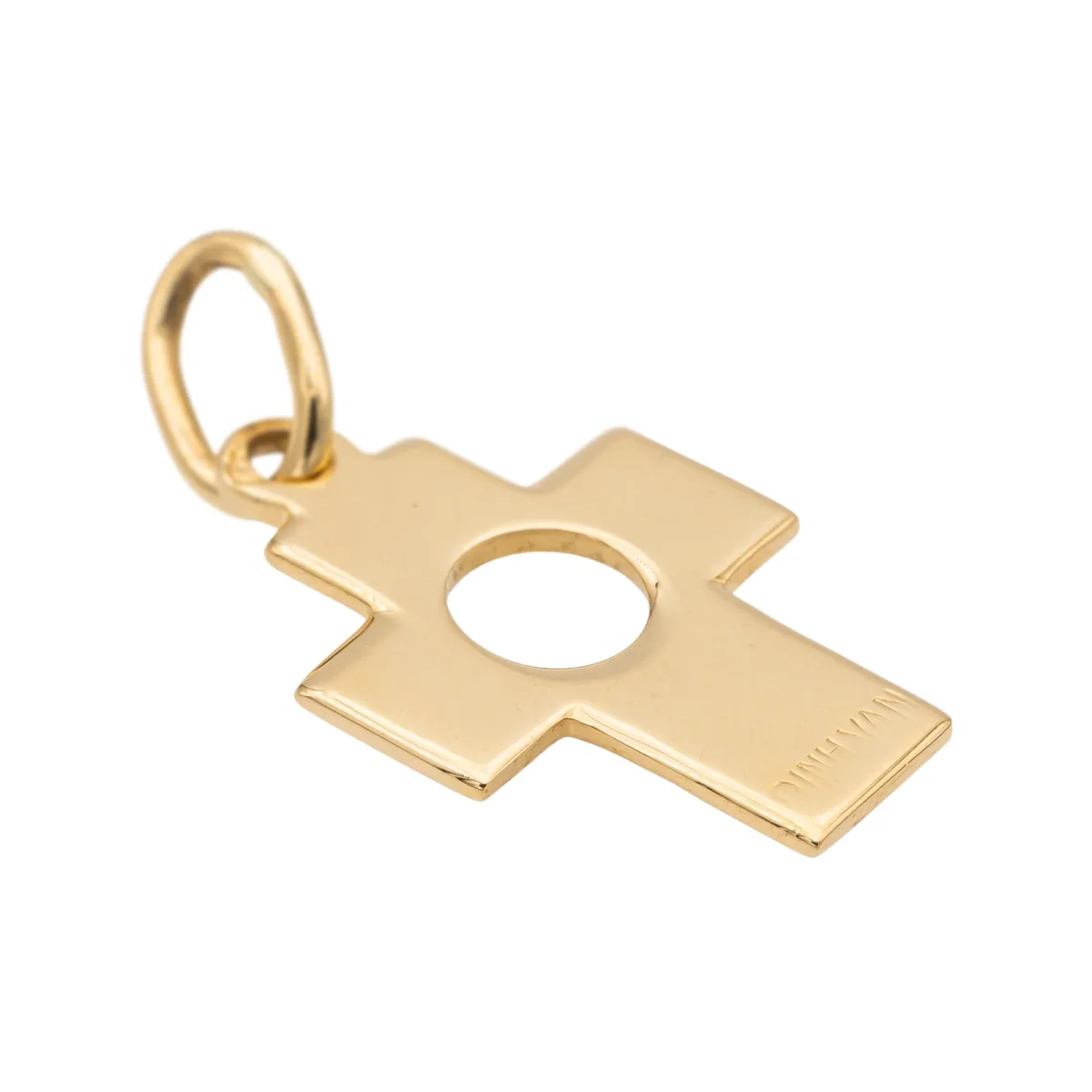 Dinh van Pendentif Croix Or jaune – Image 4
