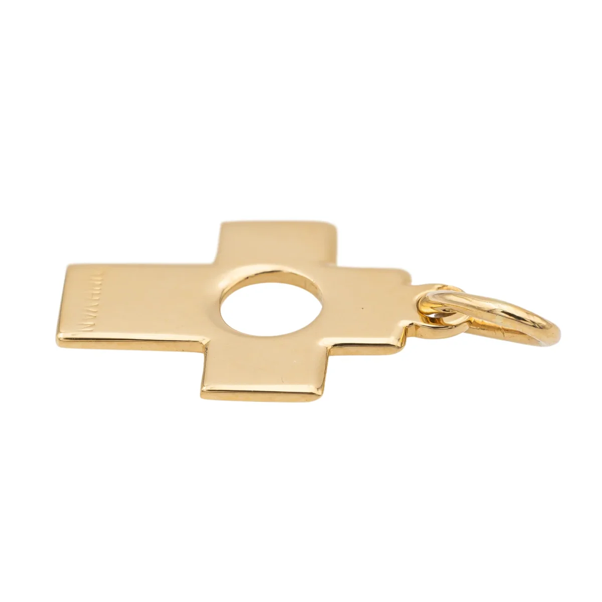 Dinh van Pendentif Croix Or jaune – Image 5