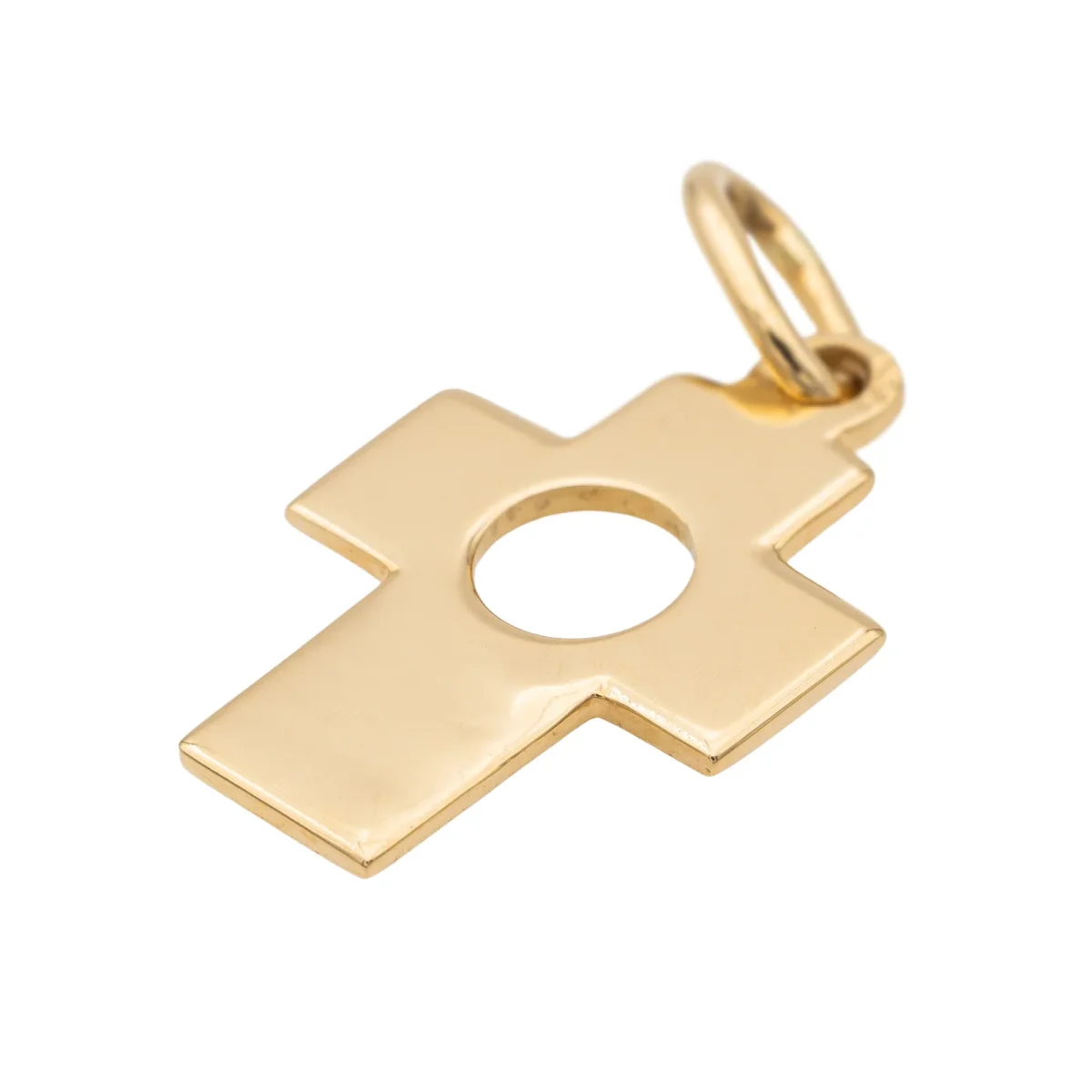 Dinh van Pendentif Croix Or jaune – Image 6